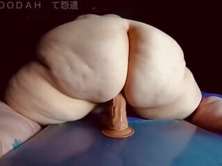 Ausgezeichnet fett arsch süße white&sol;bbc penis reiten