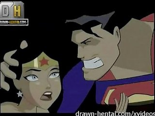 Justice league pagtatalik - superman para magtaka babae